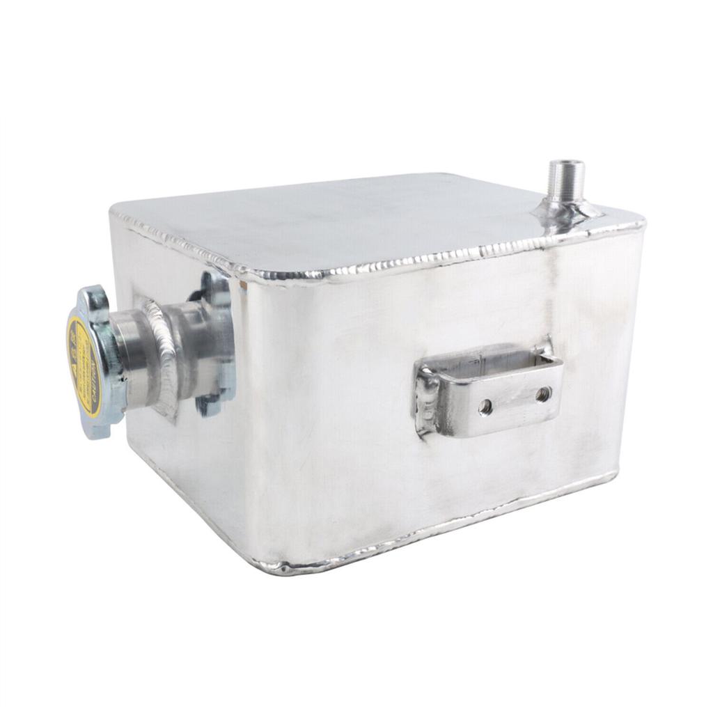 2.5L Aluminum Overflow Recovery Tank Bottle Universal Car Water Coolant Radiator