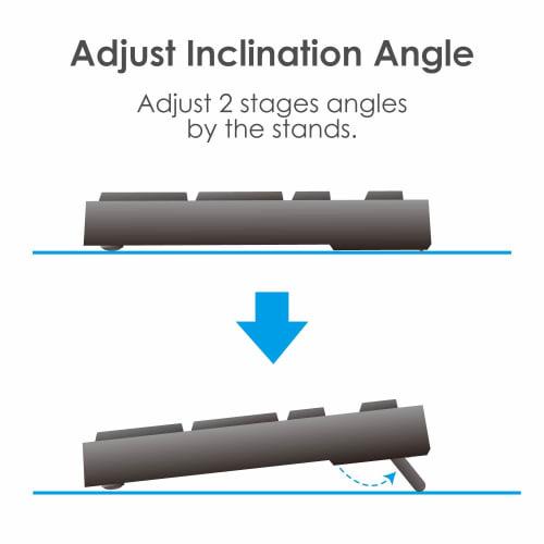 Elecom Клавиатура беспроводная (Приемник включен) Мембранная тонкая компактная клавиатура с мышью черного цвета TK-FDM109MBK