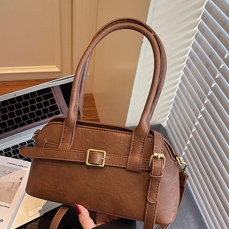 Модная, простая и элегантная повседневная сумка на одно плечо для женщин с большой вместимостью под мышками