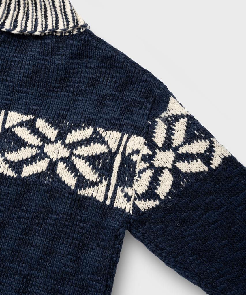 NONBLANK Cowichan Zip-Up Cardigan_Navy