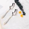 8.39 "Luxury Gold Plated Glossy Dinner Spoon Set Stainless Steel 18-10 Extra Large Table Spoon Dishwasher Safe 2/3/4/5/6 Pieces4