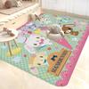 S_sugarbunnies Anime Kawaii Bathroom Mat Retro Multiple Choice Living Room Kitchen Rug Non-Slip Bedside Mats