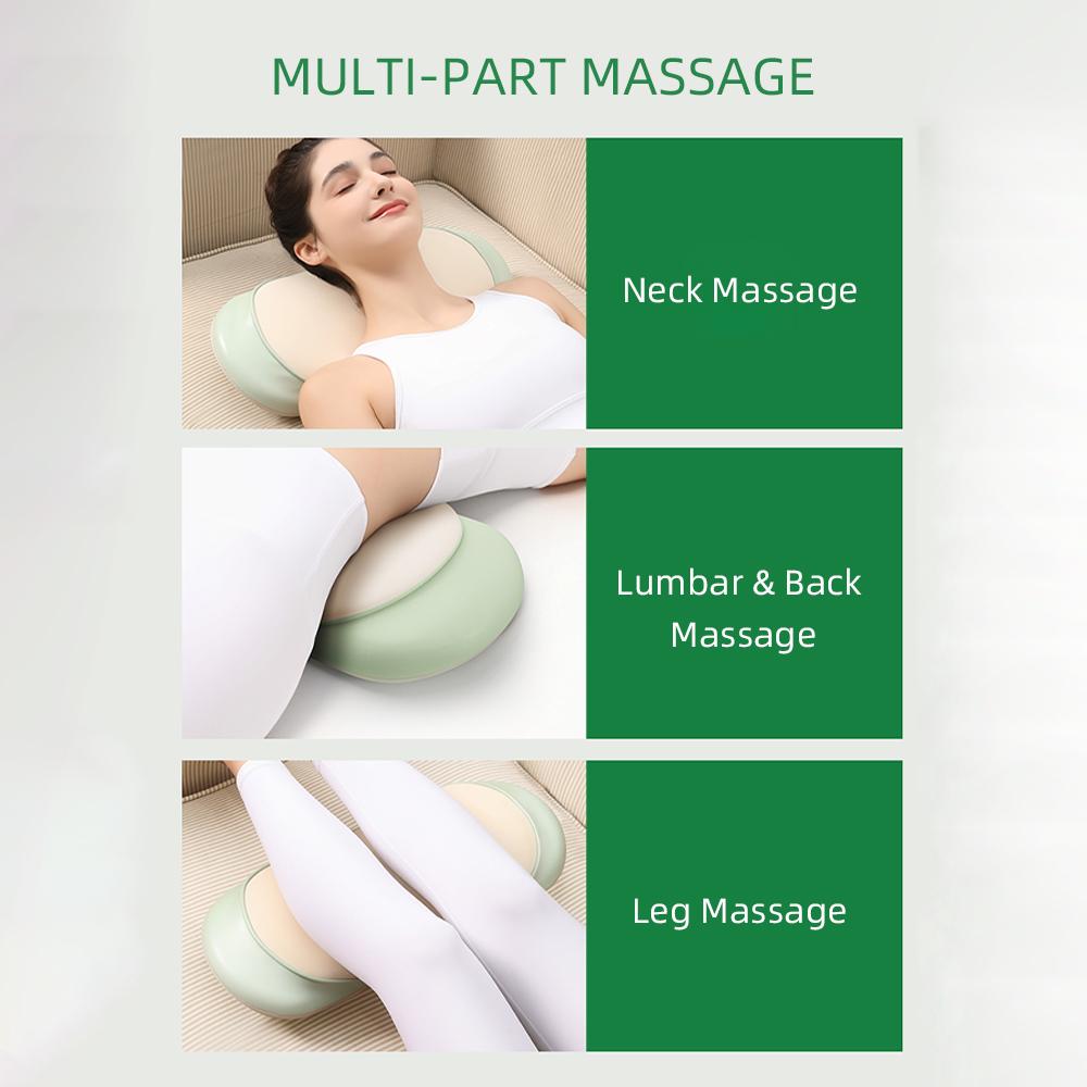 Electric Lumbar Traction Massager Waist Back High-Frequency Vibration Massager Waist Spine Support Airbag Massage Machine