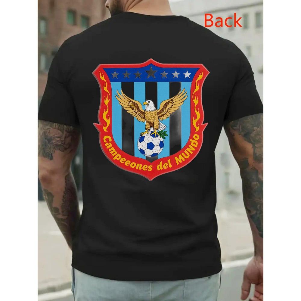 Мужская серая футболка FIFA | Изготовлена из 100% удобной ткани, идеально подходит для повседневной носки, с эмблемой Чемпионов мира
