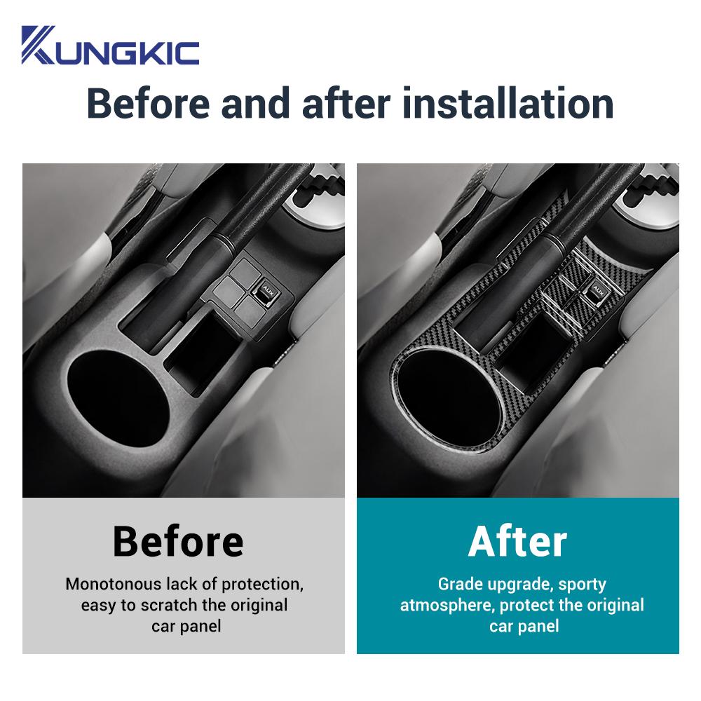 Для Toyota Yaris 2006 2007 2008 2009 2010 2011 Наклейка из настоящего мягкого углеволокна LHD RHD Автомобильные аксессуары для ручки переключения передач, ручного тормоза, подстаканника