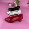Cresfimix sapatos femininas женские милые красные весенние и летние офисные туфли для работы женские элегантные белые кожаные рабочие туфли на каблуке ba369