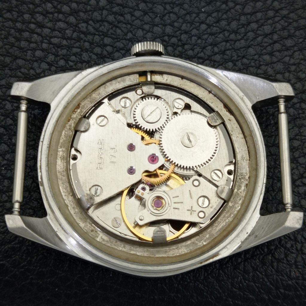 ИНДИЙСКИЕ ВИНТАЖНЫЕ МУЖСКИЕ ЧАСЫ С РУЧНЫМ ЗАВОДОМ HMT, ЗЕЛЕНЫЙ ЦИФЕРБЛАТ, a702815-1 R211-a702815