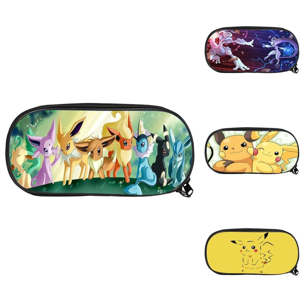 Pokemon Themed Printed Student Single Layer Stationery Storage Pencil Bag