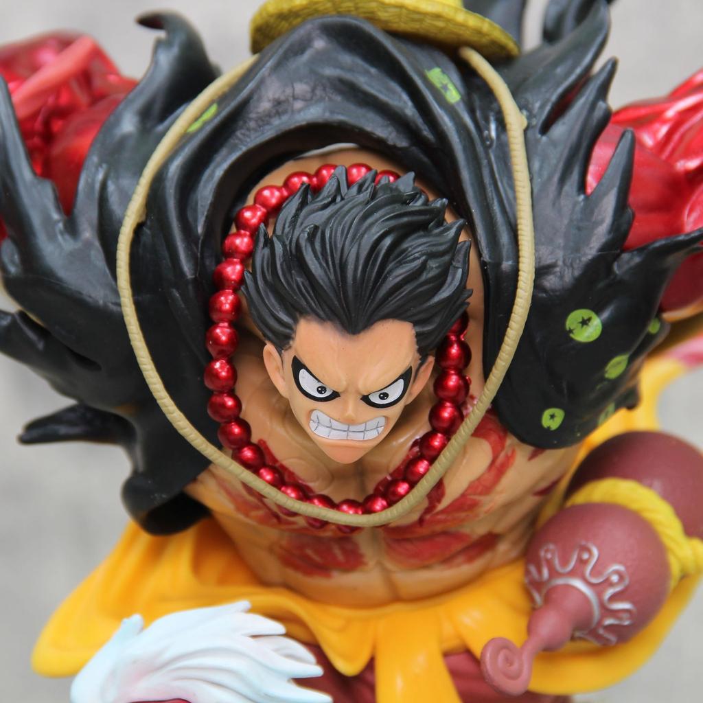 30 см Аниме Фигурка One Piece Тэнси Луффи Сцена Битвы Фигурка Действия Кукла Модель из ПВХ Игрушки Настольное Украшение Подарок