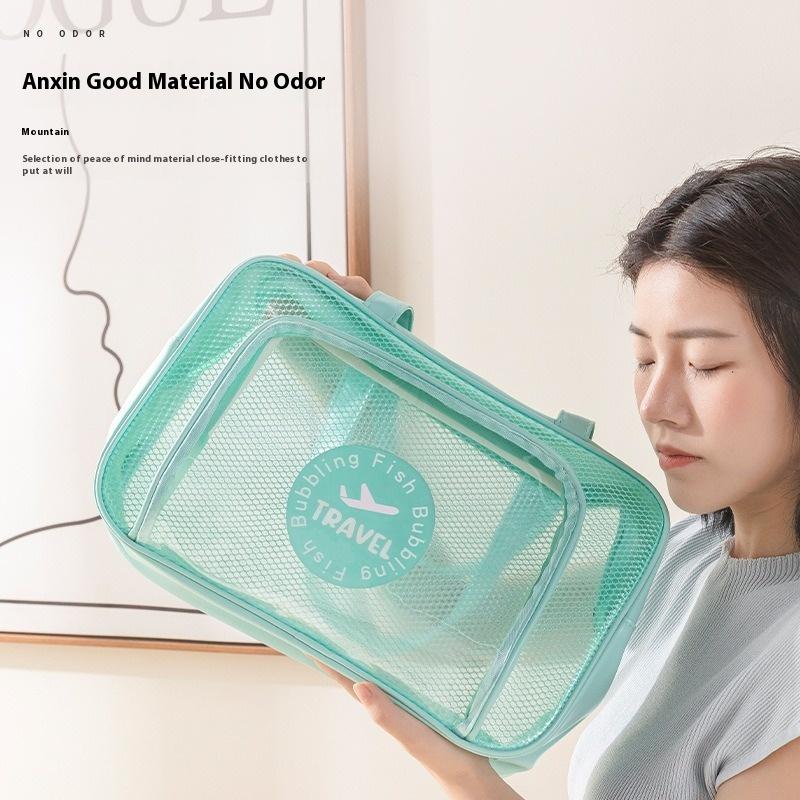 Cosmetic Bag Large Capacity Wet and Dry Separation Waterproof Swimming Bag Portable Beach Bag Fitness Swimming Wash Bag