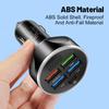 Автомобильное зарядное устройство 4usb PD 250 Вт типа C, адаптер для быстрой зарядки мобильного телефона для iPhone, Samsung, Huawei, Xiaomi, QC 3,0