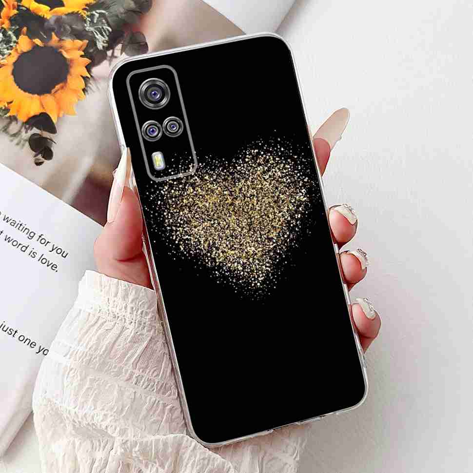 For vivo Y51 V2030 Case Cute Cat Butterfly TPU Soft Silicone Shockproof Cover For Vivo Y51 VIVOY51 6.58" Flowers Phone Cases