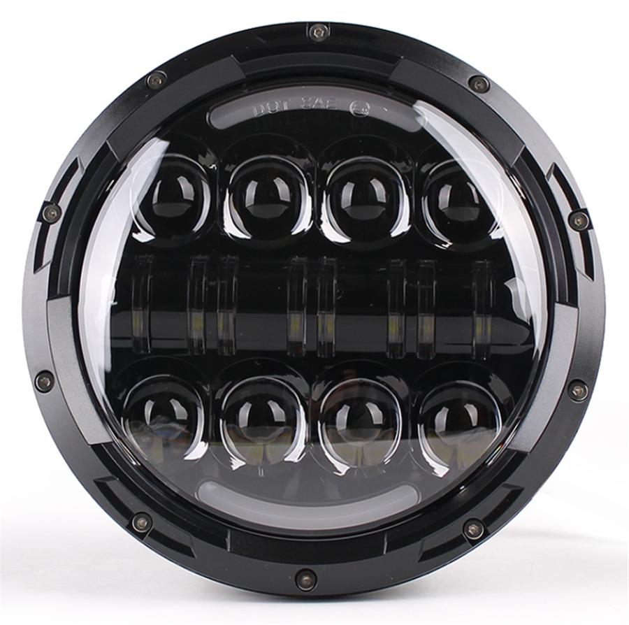 ПРОСТАЯ УСТАНОВКА PLUG AND PLAY - Эта 7-дюймовая фара прямого подключения с 3-контактным разъемом на фаре(H4). Поставляется с адаптером H4/H13.