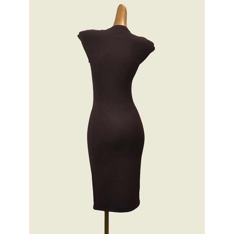 French Style Design Ruched Silm Dress Fashion Wind Foreign Trade Original Order Knitted Hip Skirt Autumn Underskirt