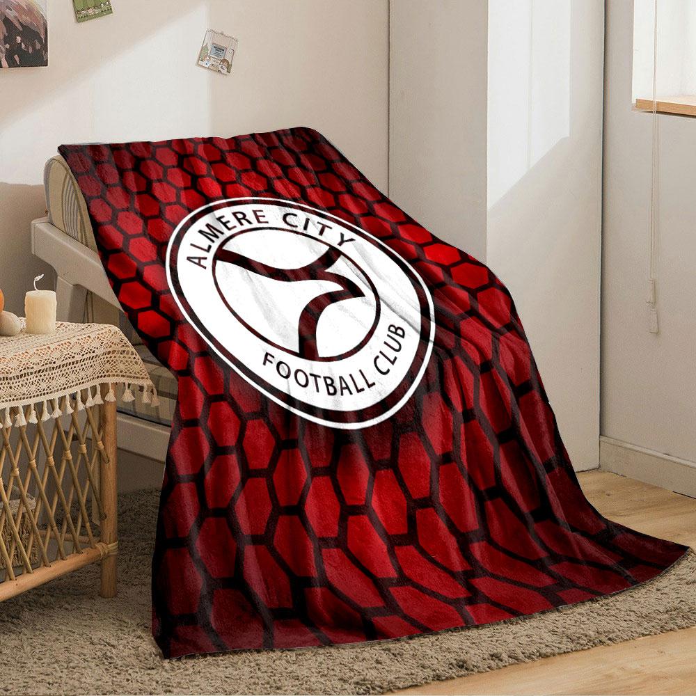 Almere City FC Logo Blanket for all seasons blanket lunch break throw gift
