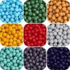 8mm Solid Color Glass Round Beads for DIY Necklace and Bracelet Jewelry Making