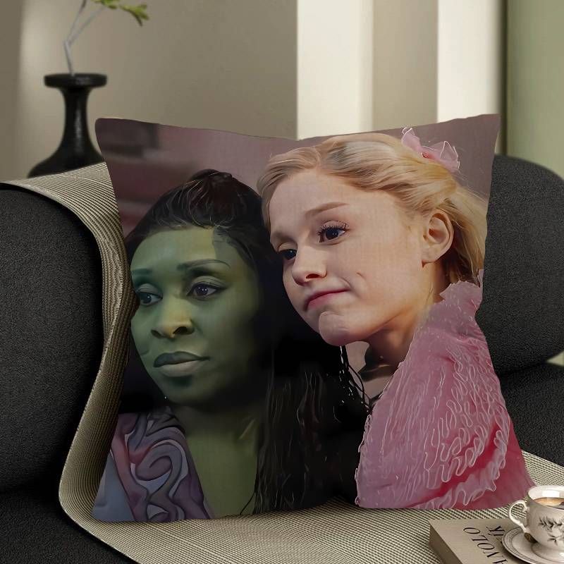WickeES Elphaba Glinda Pillow Gifts Home Office Furnishings Bedroom Sofa Car Cushion Cover case xcm