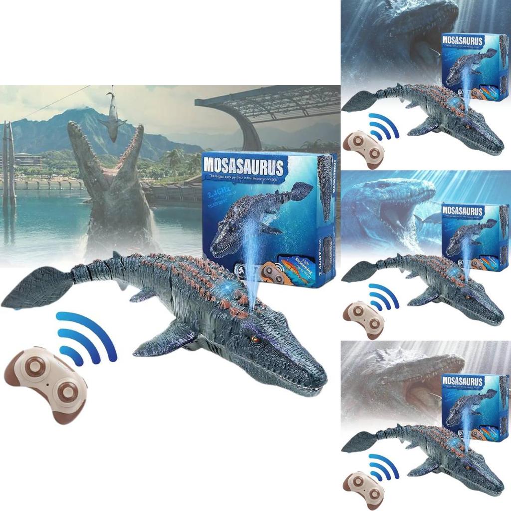 Engaging 24g Remote Control Water Dinosaur With Spray And Automatic Demonstration