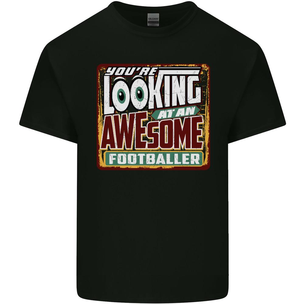 An Awesome Footballer Mens Light Cotton T-Shirt Unisex T-Shirt