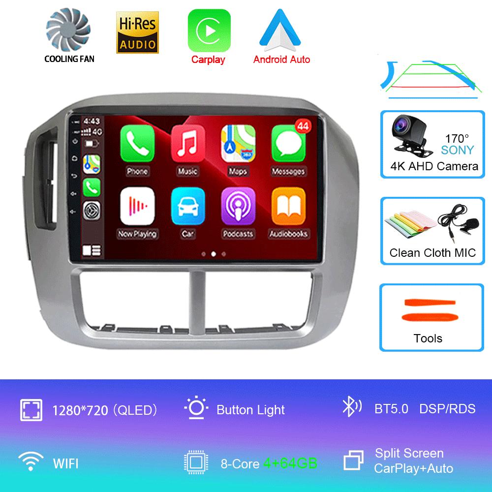 Android 14 Carplay Auto WIFI+4G Для Honda Pilot 2006 2007 2008 Автомагнитола GPS Стерео Мультимедийный Видеоплеер 2din Головное Устройство Аудио