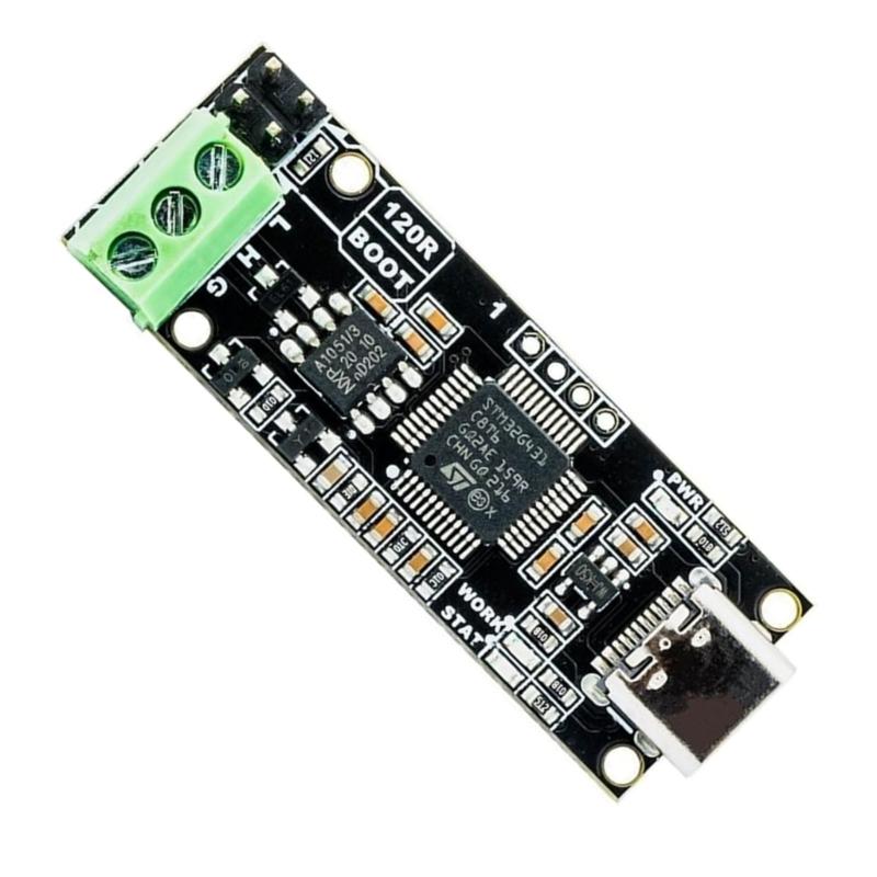 Запчасти для 3D-принтера CANable 2.0 CAN на базе STM32G431C8T6 USB-CAN Адаптер Поддержка CANable/Candlelight/Slcan