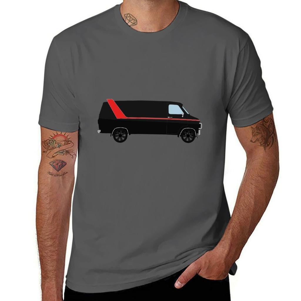 The A-Team Van T-Shirt T Shirts for Man Cotton Funny Man T Shirts Graphic T-Shirt