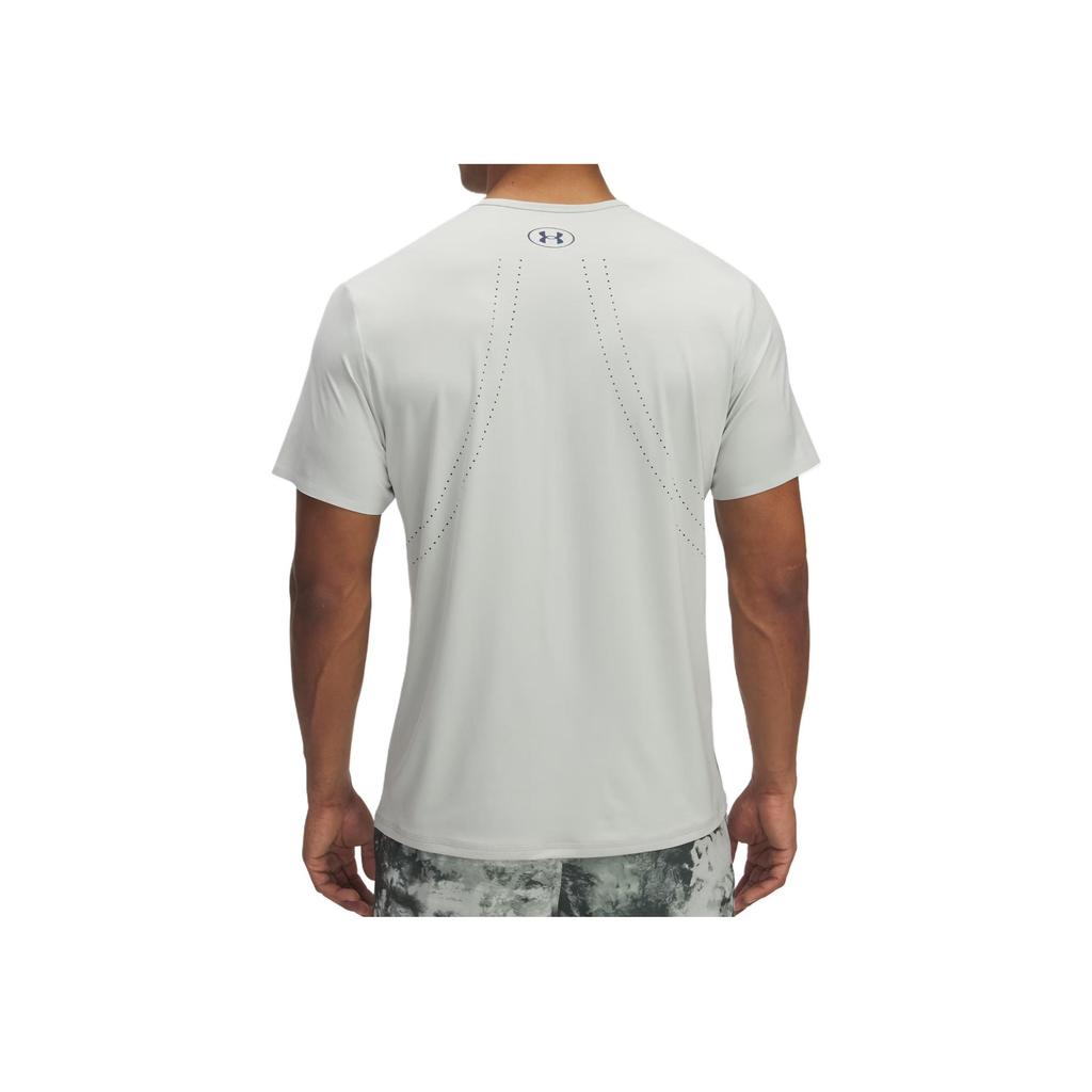 Under Armour Vanish Elite Vent Rush Удобная Стильная Простая Футболка с Коротким Рукавом Мужские топы Светло-зеленый 1383668-377