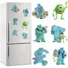 6 шт. Серия Монстры Алмазная мозаика Магнит на холодильник Алмазная живопись Магнит на холодильник Наклейки на холодильник для холодильника, белых досок