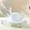 Милый пончик конфетного цвета кофейная чашка блюдце набор офисная кружка простая креативная керамическая чашка девушка сердце