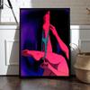 Sexy Poster Nude Lovers Canvas Attractive Body  Art  Fancy Wall Sticker for Living Room Bar Decoration Vintage Decorative