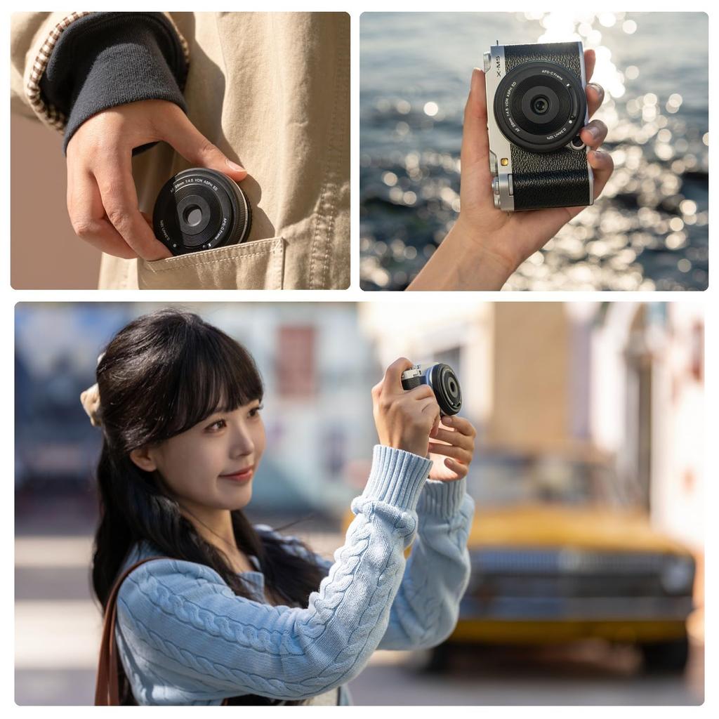 VILTROX 28mm XF Pancake Autofocus Prime Lens for Fujifilm F4.5 Full-Frame Wide-Angle X-Mount Cameras X-Pro2, X-Pro3, X-S10, X-T20, X-T30, XT30II,