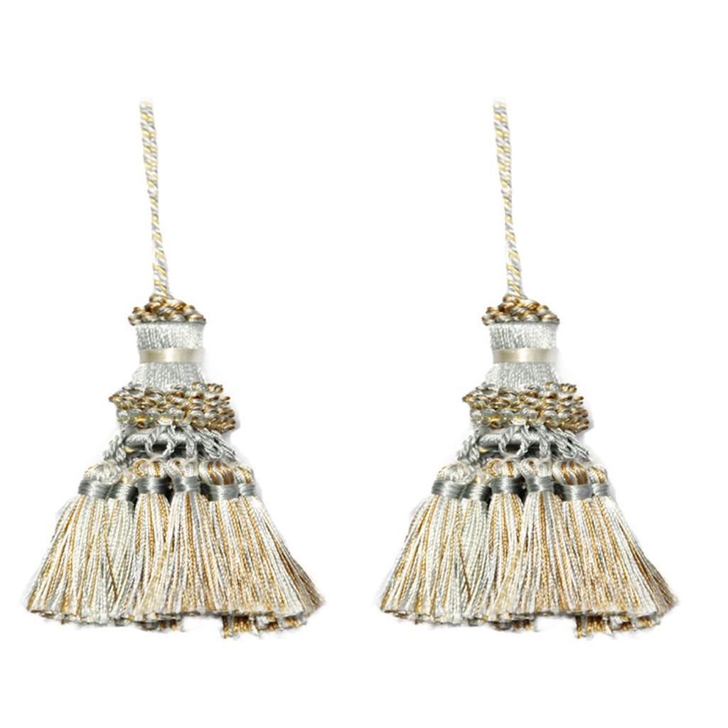 Этнические кисти ручной работы для штор, аксессуары для штор, подвеска, подхваты, 2 шт.