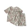 2025 Kids' Summer Pajama Set - Boys & Girls Short Sleeve Shorts