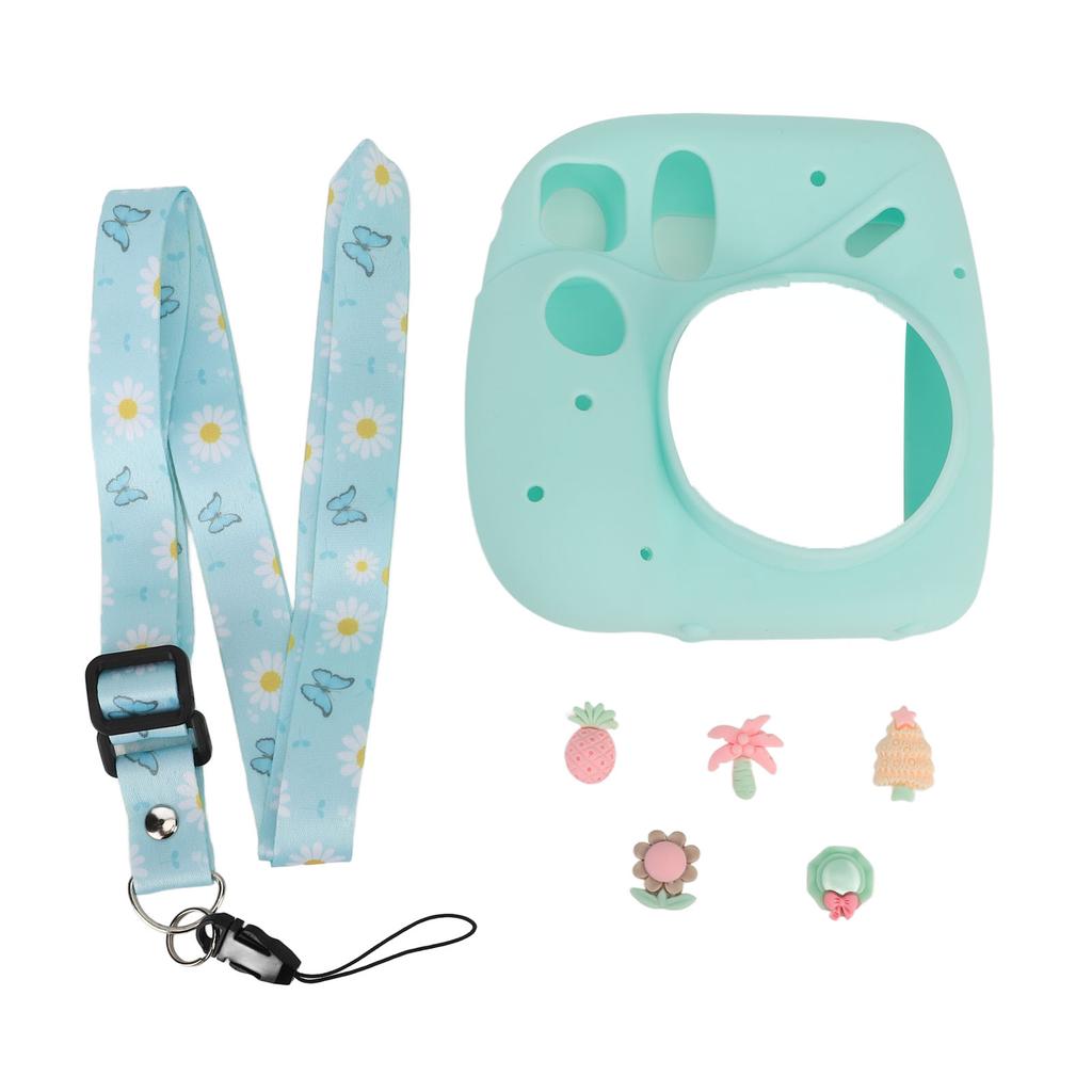 Мгновенная камера Легкий чехол с плечевым ремнем Мягкий силиконовый защитный чехол для Instax Mini