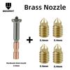 For Anycubic Kobra 3 Max Nozzle Copper Brass Hardened Steel Replace Nozzle Print Head For Anycubic Kobra 3 Max Combo Accessories