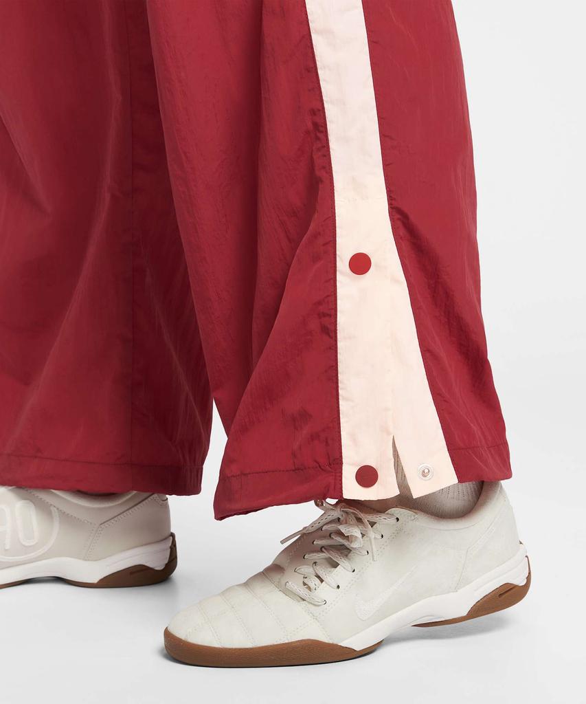 NIKE Sportswear Loose Fit High-Waisted Parachute Pants W - Team Crimson:Chalk:White:Chalk / If0335-613