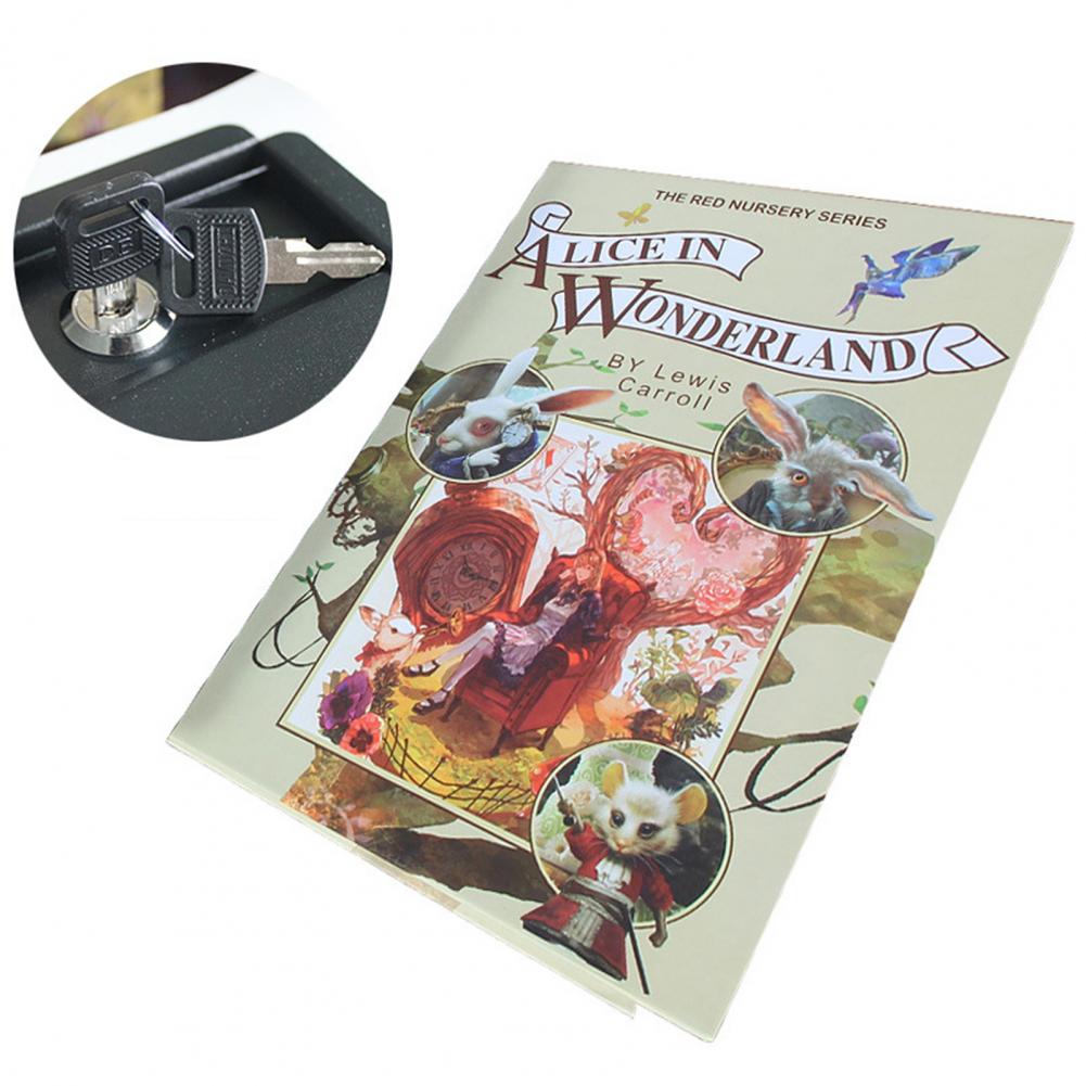 Ящик с паролем Отличный домашний сейф для книг с ключом Тип замка Парольный сейф Портативный депозитный ящик