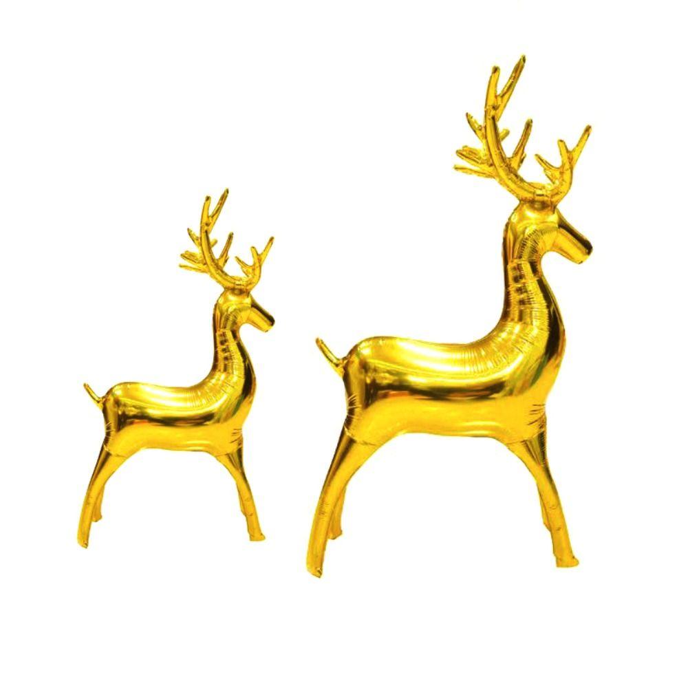 Алюминиевая пленка Рождественские сани Воздушный шар Олень Лось Алюминиевая пленка Воздушный шар для детей