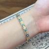 Золотой Эмалированный Браслет-Бабочка для Года Знака Зодиака, Женский Подарок