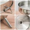Metal Funnel For Canning Kitchen Tools Kitchen Accessories Wide Mouth Funnels Bar Wine Beer Oil Flask Funnel