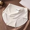 Women Underpants Mid Waist Solid Color Cotton Butt-lifted Breathability Elastic Quick-drying Sport Casual Briefs