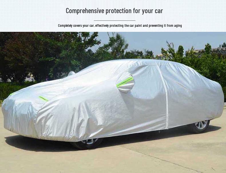 Всепогодный чехол для автомобиля BMW 7 серии 730Li/740Li/760Li: Плотный, Солнцезащитный, Водонепроницаемый, Морозостойкий, Снегостойкий