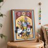disney mickey mouse and friends digital oil painting hand painting kit diy home decoration