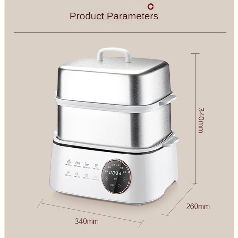 220 В Бытовая электрическая пароварка Машина для приготовления пищи на пару Мультиварка