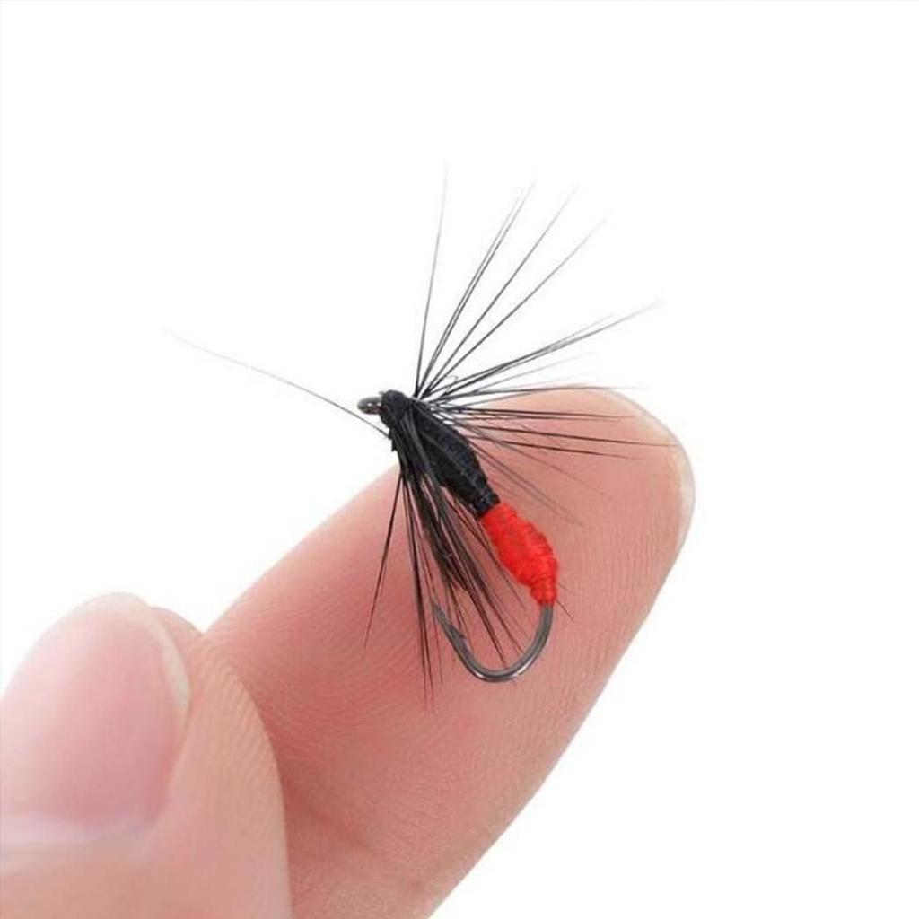 Fly Fishing Flies Kit, 24Pcs/Set Handmade Flies Fishing Lure, Dry/Wet Flies Fishing For Trout Bass Biomimetic Bait Lure, With Flies Box