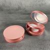 Rouge Box Портативный пустой компактный контейнер для пудры Упаковка для макияжа Высокая легкая пудра Компактная коробка для румян «сделай сам» с зеркалом