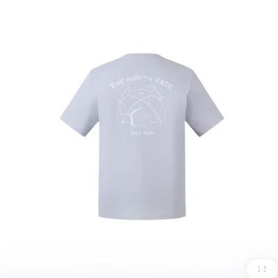 The North Face Унисекс дышащая футболка с коротким рукавом и круглым вырезом