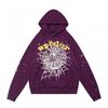 Premium Heavyweight Cotton Hoodie With Rhinestone Letter Print Oversized Streetwear Unisex Sweatshirt Fall