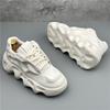 Модный тренд Высокие кроссовки Новый дизайнер Мужские Белые Черные Толстая подошва Все сочетающиеся туфли Mlae Повседневные лоферы Мокасины Мужские Рок Кроссовки для ходьбы