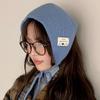 Versatile headscarf Women's autumn and winter Versatile face Small warm ear protection Knitted hat Ear protection Wool hat Little Red Riding Hood